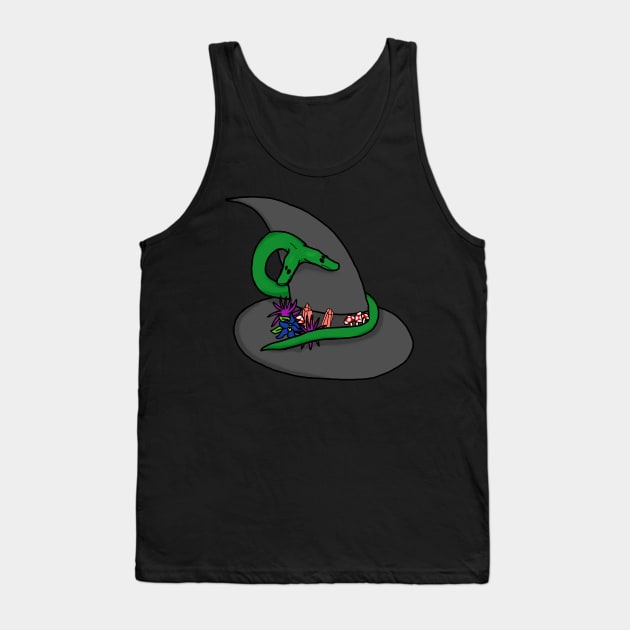 The Witch's Hat Tank Top by Pink_lil_Ghost